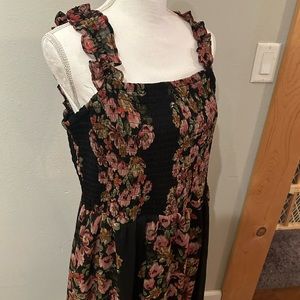 Maurices Floral Maxi Dress (XL)